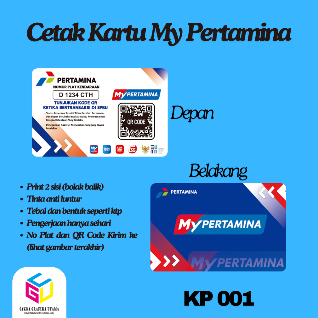 Kartu MyPertamina My Pertamina Kartu Subsidi Tepat