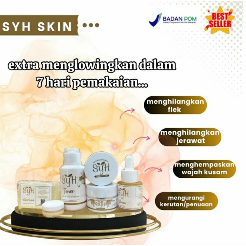BISA COD BPOM syh skin set Paket Lengkap skin syh syahreni skin SYR Glowing ORI 100% Skincare Syahre