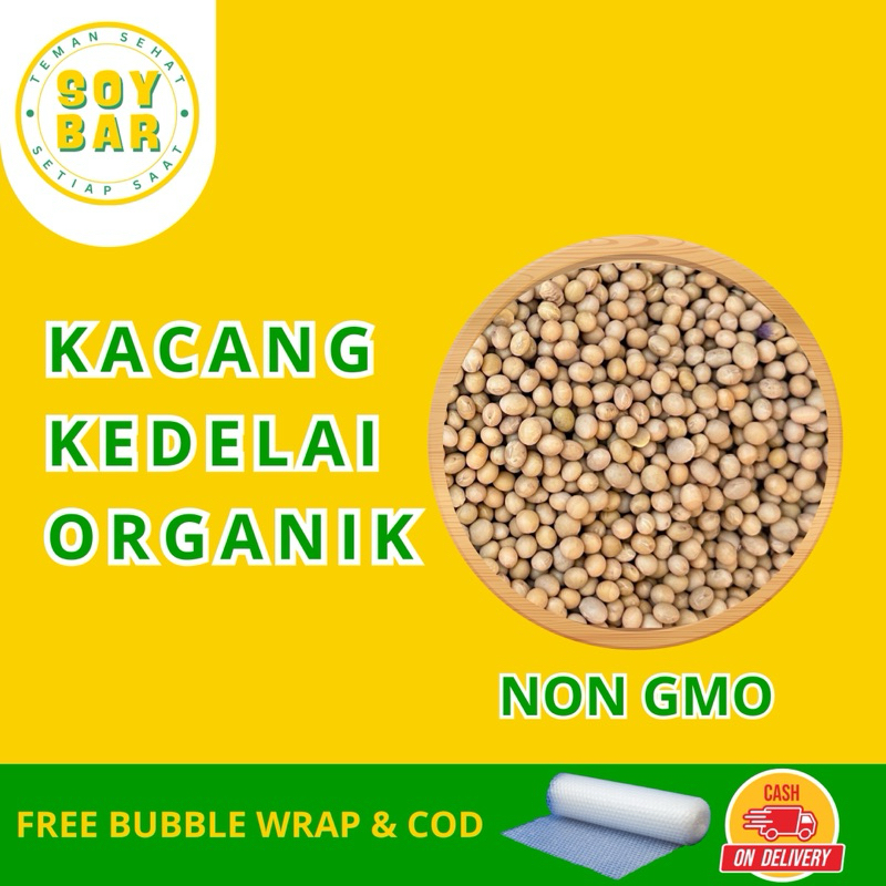 

Soybar Kacang Kedelai NON GMO (1kg, 1.5kg, 2kg, 3kg) | BOLA