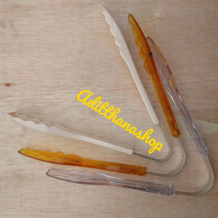 Capitan Roti Jepit Tongs Plastik Pencapit Makanan Jepitan Kue