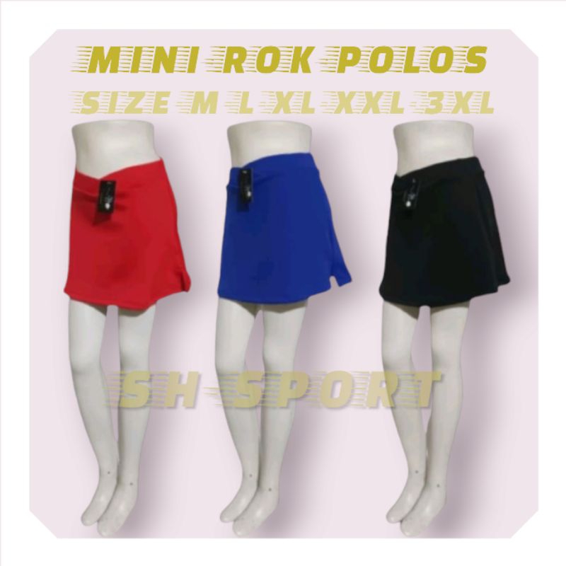 [ Best seller ][ mini ROK polos ]>mini rok || rok olahaga || rok mini || rok mini terbaru || rok min