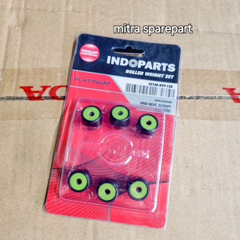 ROLLER SET [INDOPART] - [KVY]-- [12Gram] BEAT KARBU, SCOOPY KARBU [100%.ORIGINAL]