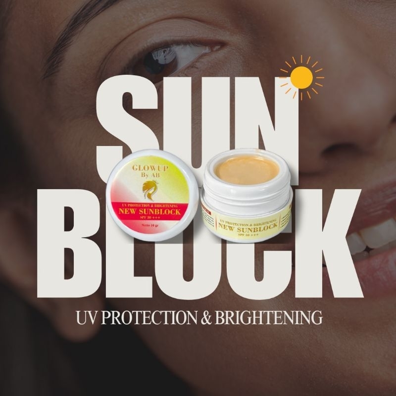 SUNBLOCK GLOW UP BY AB STIKER Baru