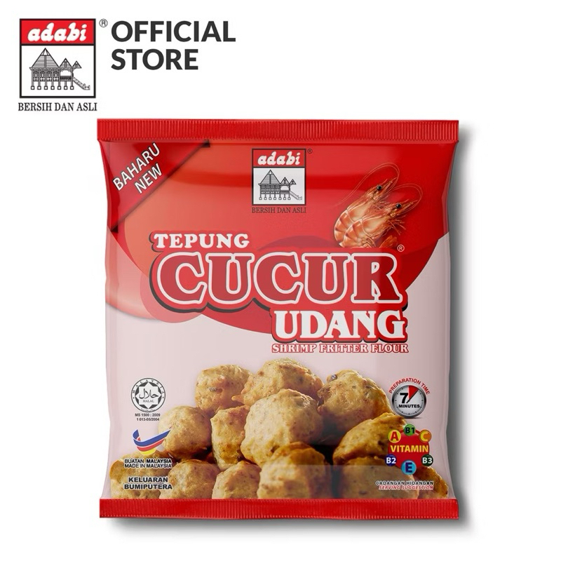 

Adabi Tepung Cucur Udang 200gr MALAYSIA