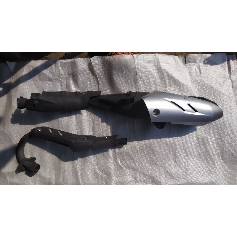 kenalpot Honda CRF 150 L original copotan