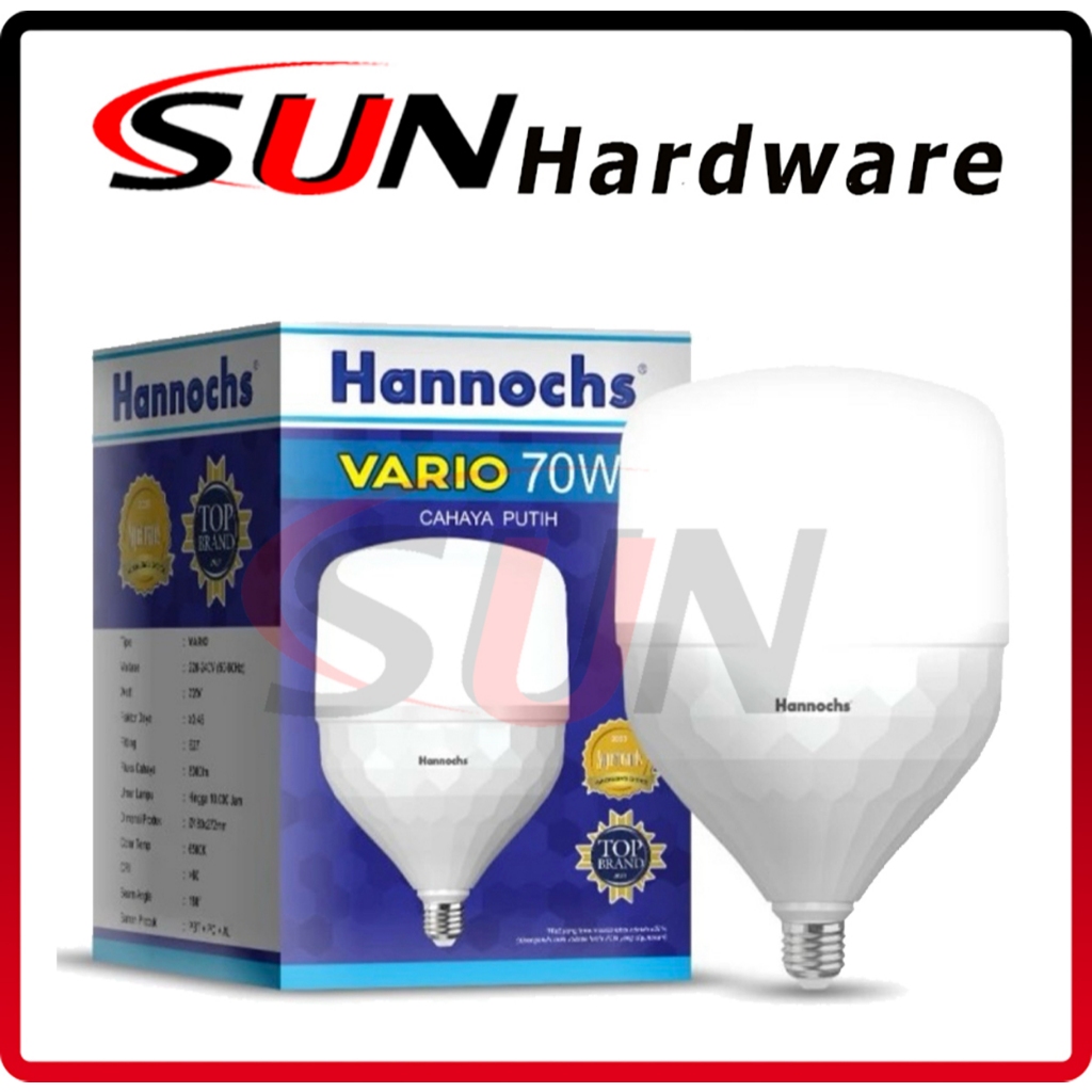 Lampu LED Hannochs Vario Kapsul Besar 30 watt Putih Cool Daylight CDL