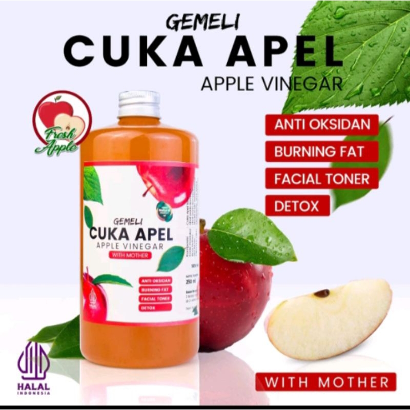 

(sup) cuka apel 500 ml original /Asli