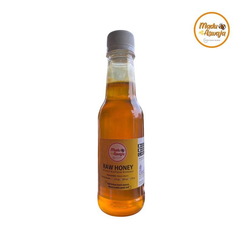 

MADU ASWAJA Madu Asli Murni Raw Honey Nektar Randu 330gram