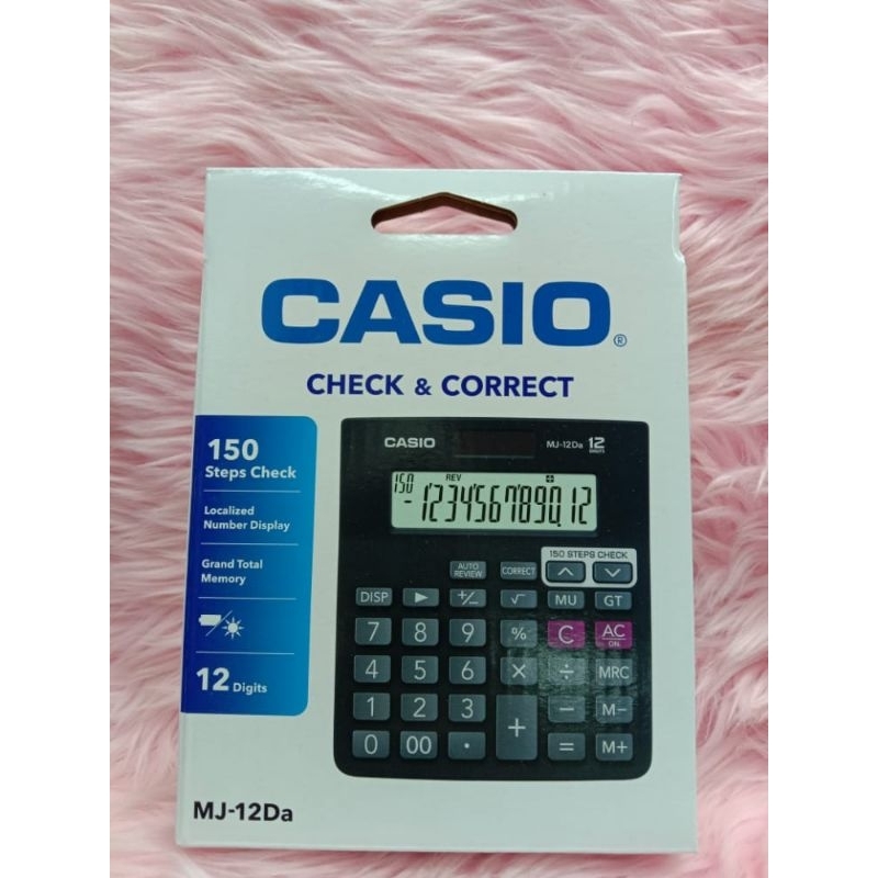

KALKULATOR CASIO MJ-12D ORIGINAL CHECK AND CORRECT