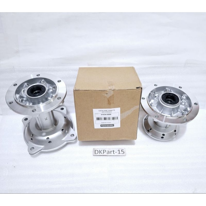 Tromol Depan Dan Belakang KLX Hole 28 Original