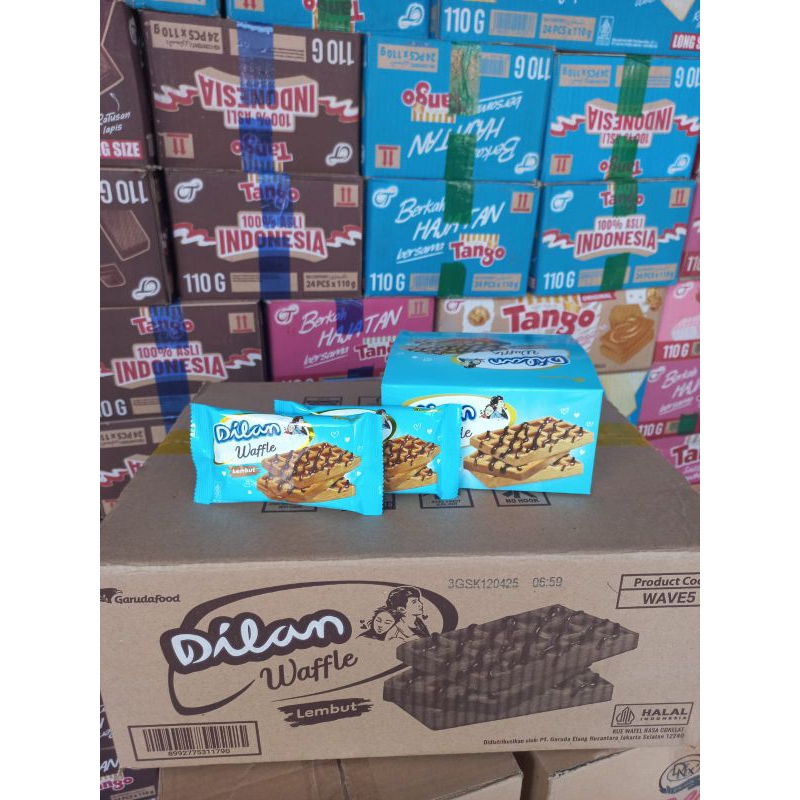 

Dilan waffle 16 gram 1 dus isi 12 box 1 box isi 12 pcs