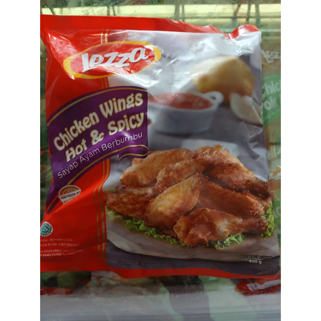 

Lezza chicken Wings hot and spicy 400 gram