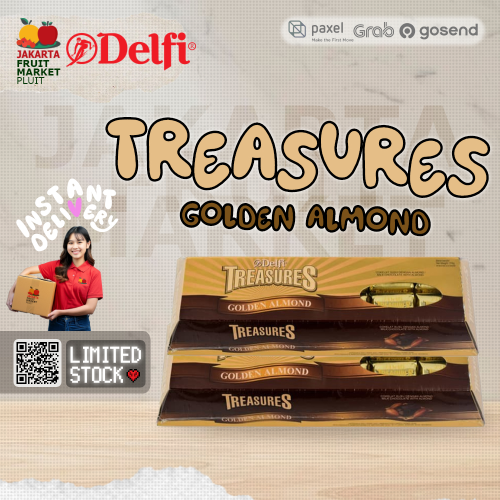 

(COKELAT) DELFI TREASURES GOLDEN ALMOND 216G