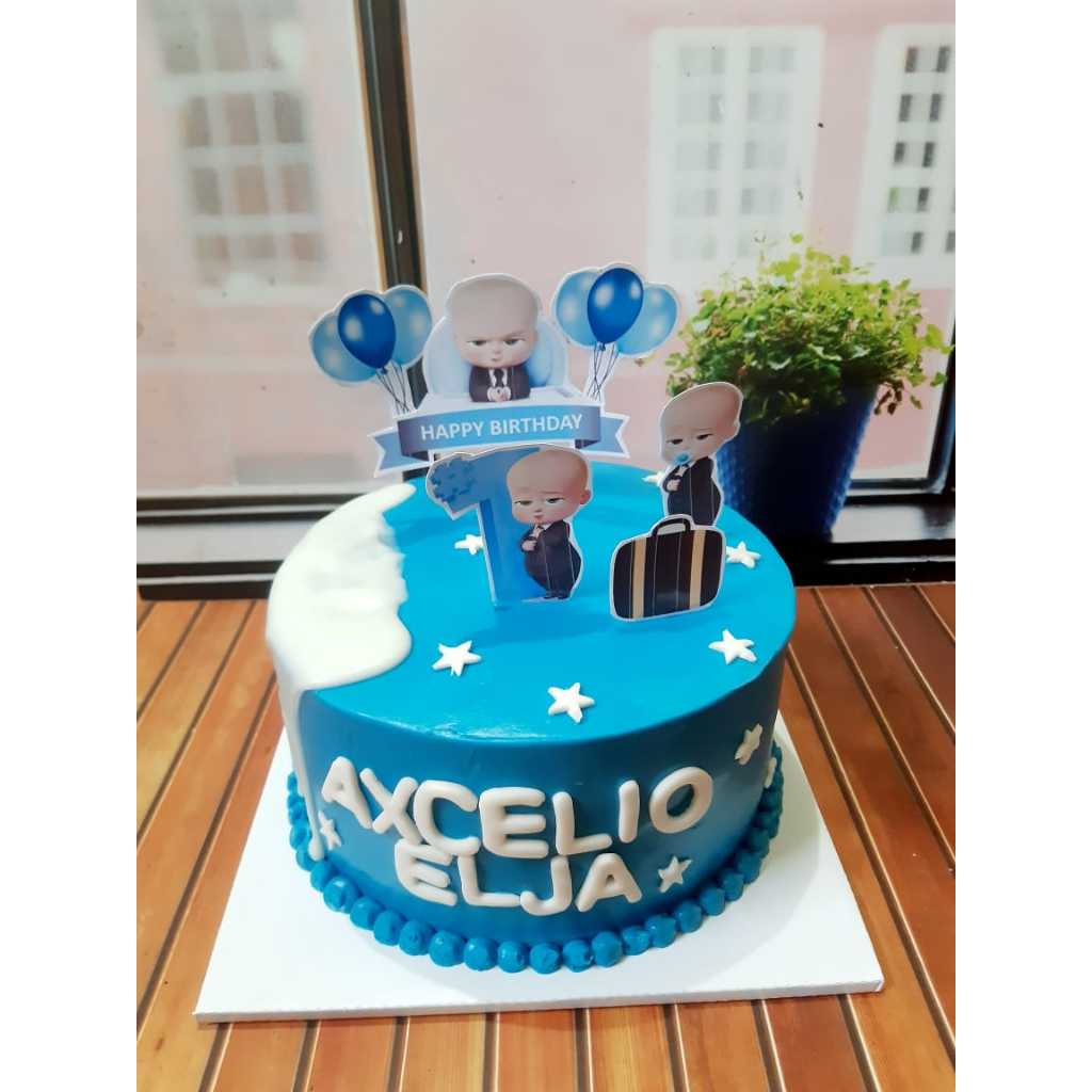 

tart / kue ulang tahun topper tinggi 10cm bisa custom bisa dadakan