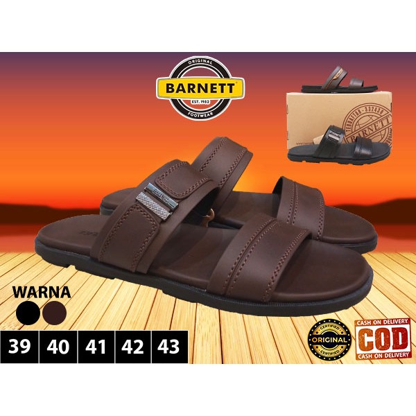 Barnett barnet OMEGA MAX sandal slop slide casual pria dewasa formal ban dua anti slip Original