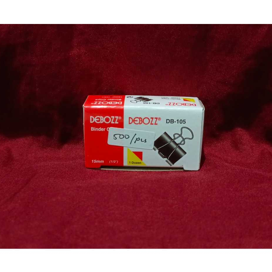 

DEBOZZ BINDER CLIPS 15MM