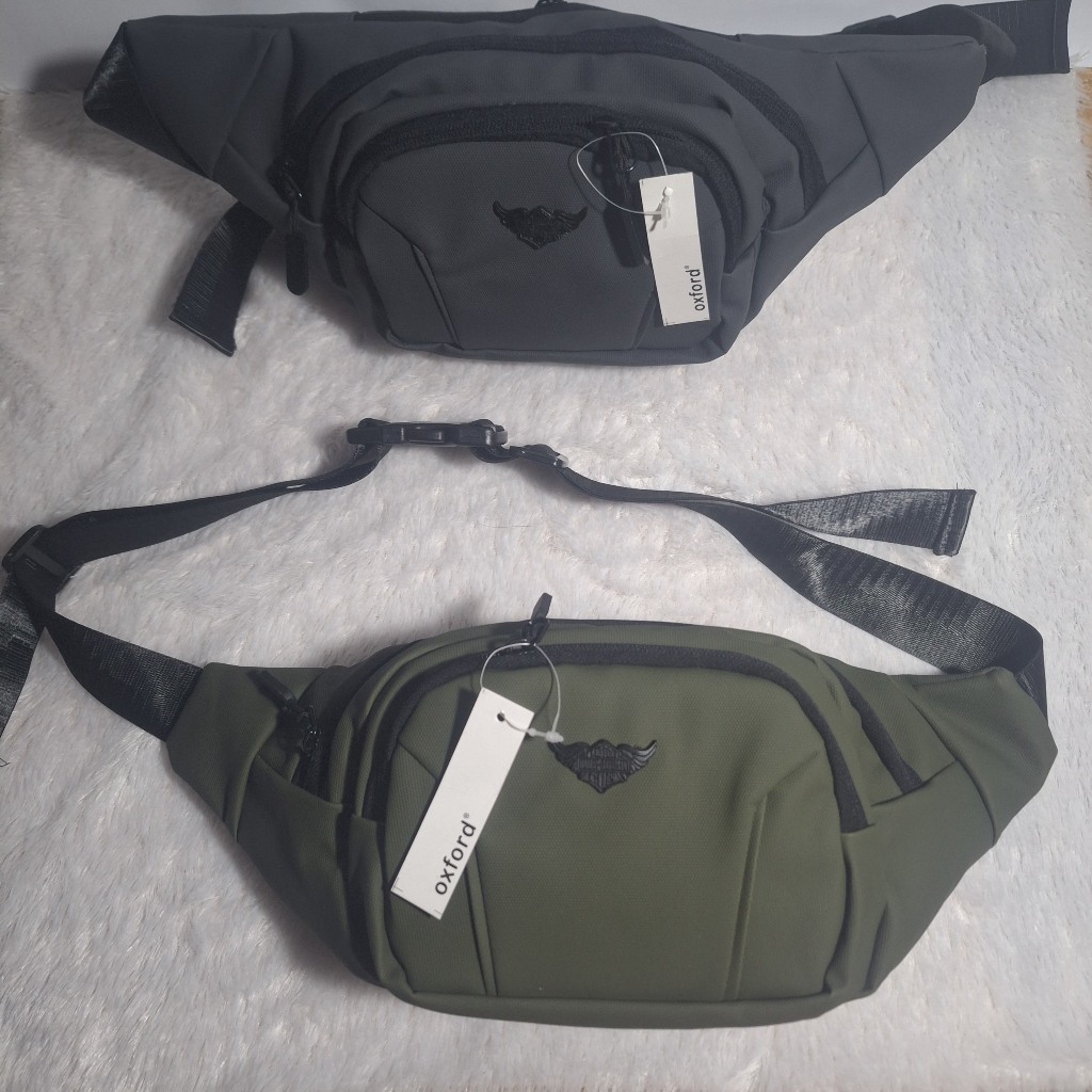 TAS SELEMPANG COWOK TAS PINGGANG PRIA OXFORD 9115