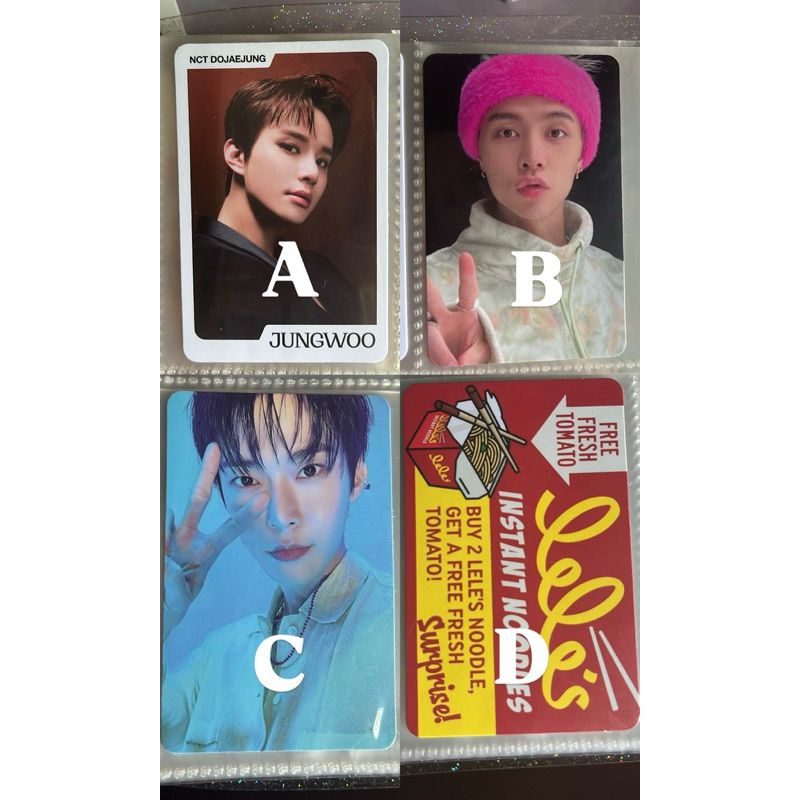 photocard nct dojaejung perfume, nct ccomaz