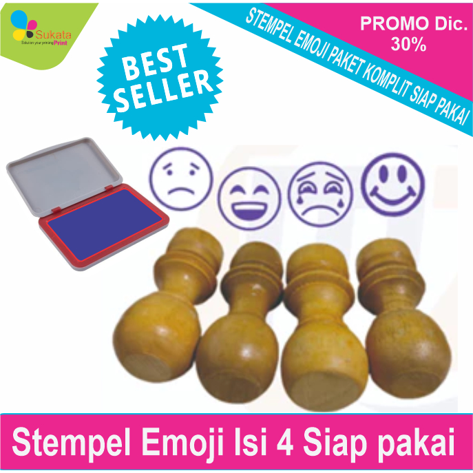 

STAMPEL GAMBAR EMOTICON untuk penialaian sekolah TK dan PAUD paket komplit stempel kayu bonus bantalan tinta