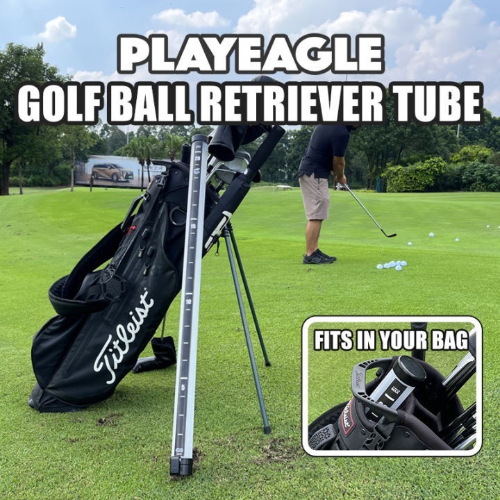 Golf Ball Retriever Tube PLAYEAGLE-Tabung Pengambil Bola Golf