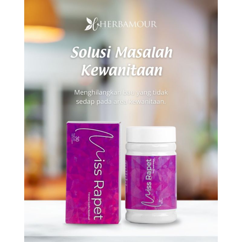 miss rapet solusi masalah kewanitaan herbalov jamu BPOM