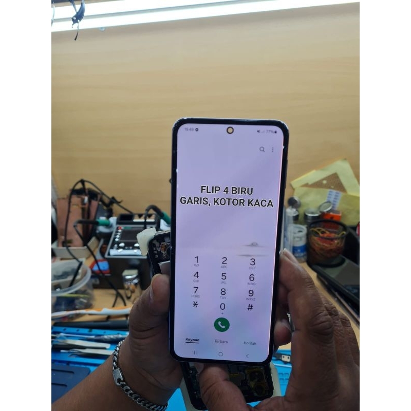 HANYA LCD Z FLIP 4 MINUS RINGAN MULUS