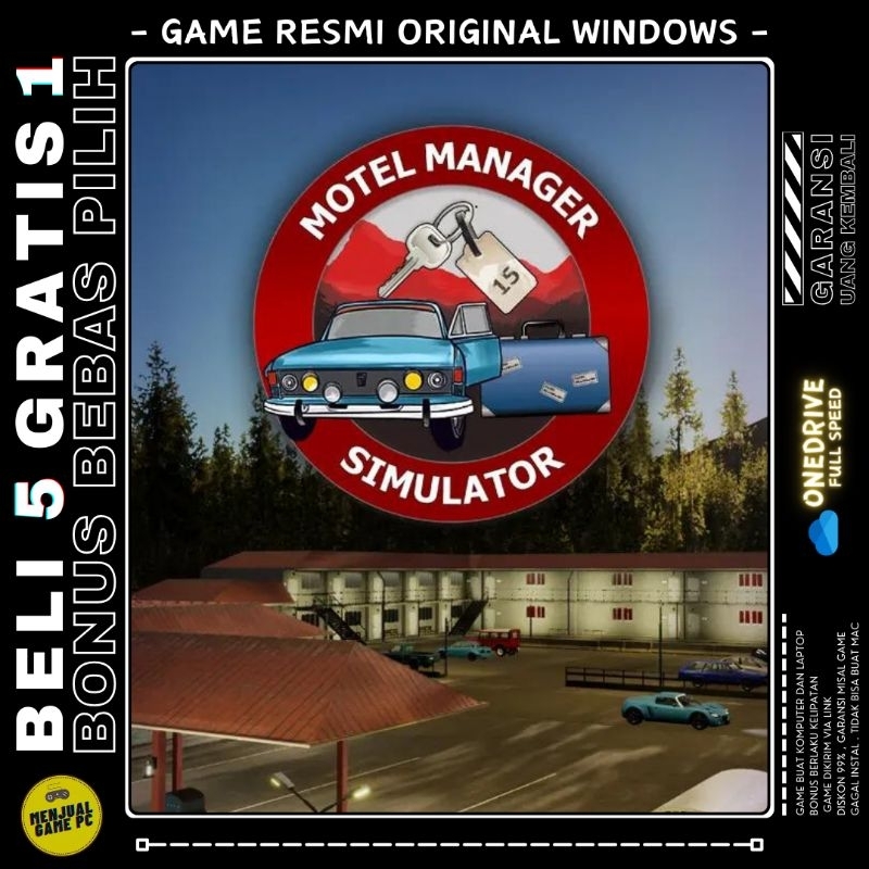 MOTEL SIMULATOR - GAME LAPTOP - GAME PC - ORIGINAL WINDOWS