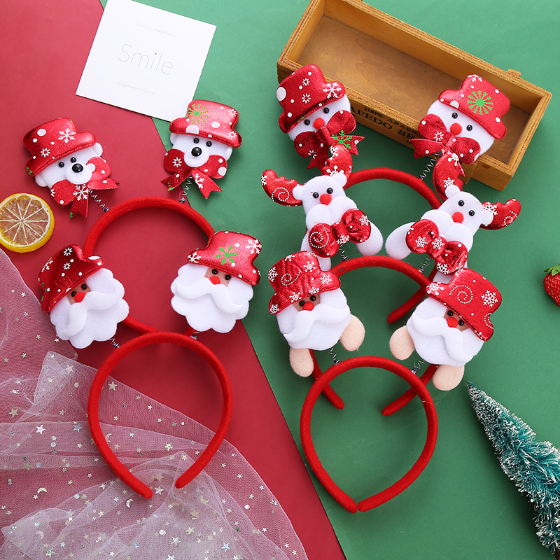 (1 Pcs) Bando Natal Bando Natal Anak Bando Natal Dewasa Motif Terbaru