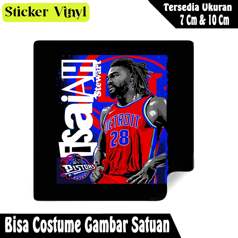 

Radit667 Stiker Sticker Pemain Basket Isaiah Stewart Bahan Vynil Tahan Air Bisa Custom Gambar