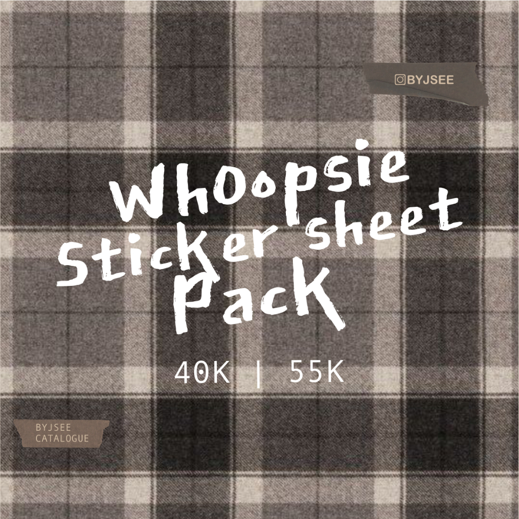 

WHOOPSIE STICKER SHEET PACK