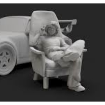 Miniature Figure AKIRA NAKAI RWB 1/64 HO diorama for diecast OPPO INNO TARMAC MiniGT