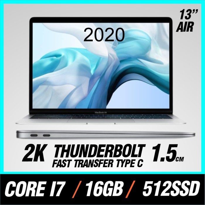 apple MACBOOK AIR-Core i7-16GB RAM-512TB SSD-13inc-2020 A2179