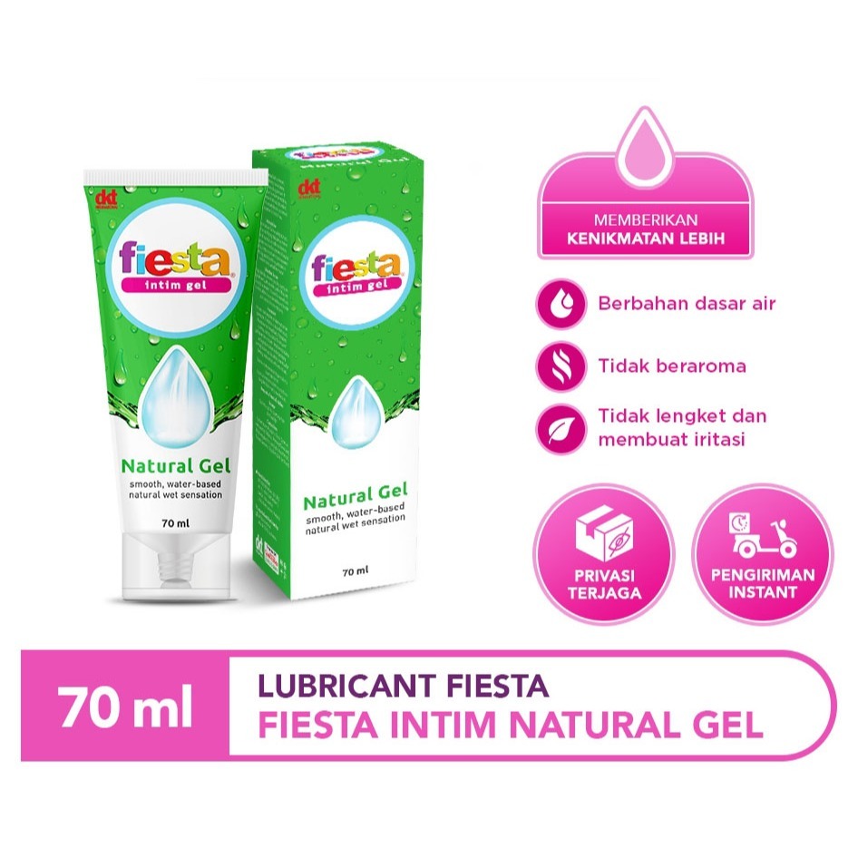 LUBRICANT FIESTA INTIM NATURAL GEL 70ML - PELUMAS GEL