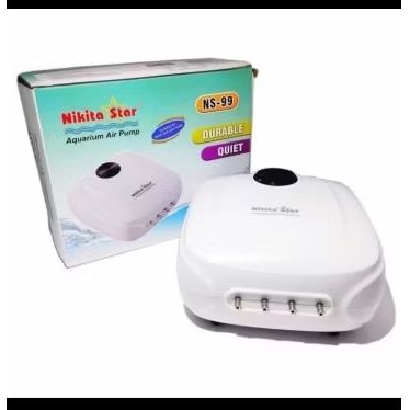 Air Pump Aquarium Nikita Star NS 99 / Aerator 4 lubang