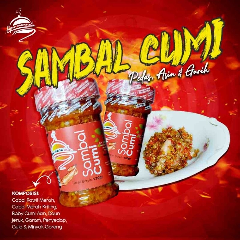 

Sambal Cumi Pedas 130gr