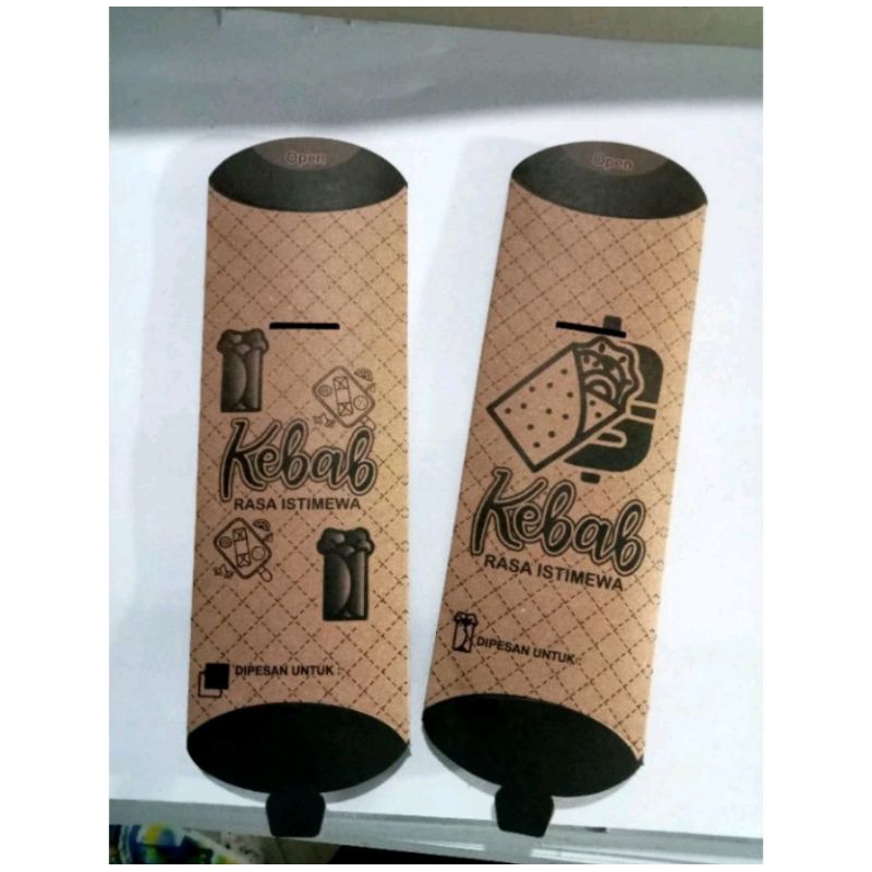 

@100pcs kemasan kebab/bungkus kebab/kebab paper craft UK besar
