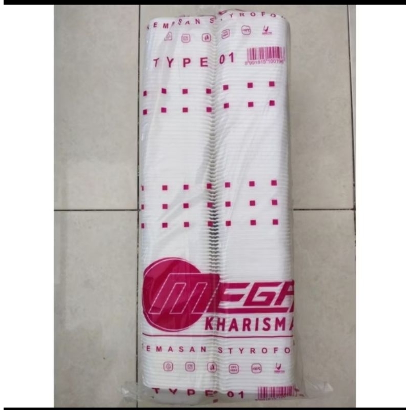 

Sterofoam Bubur Mega Kharisma(tebal) eceran 10pcs