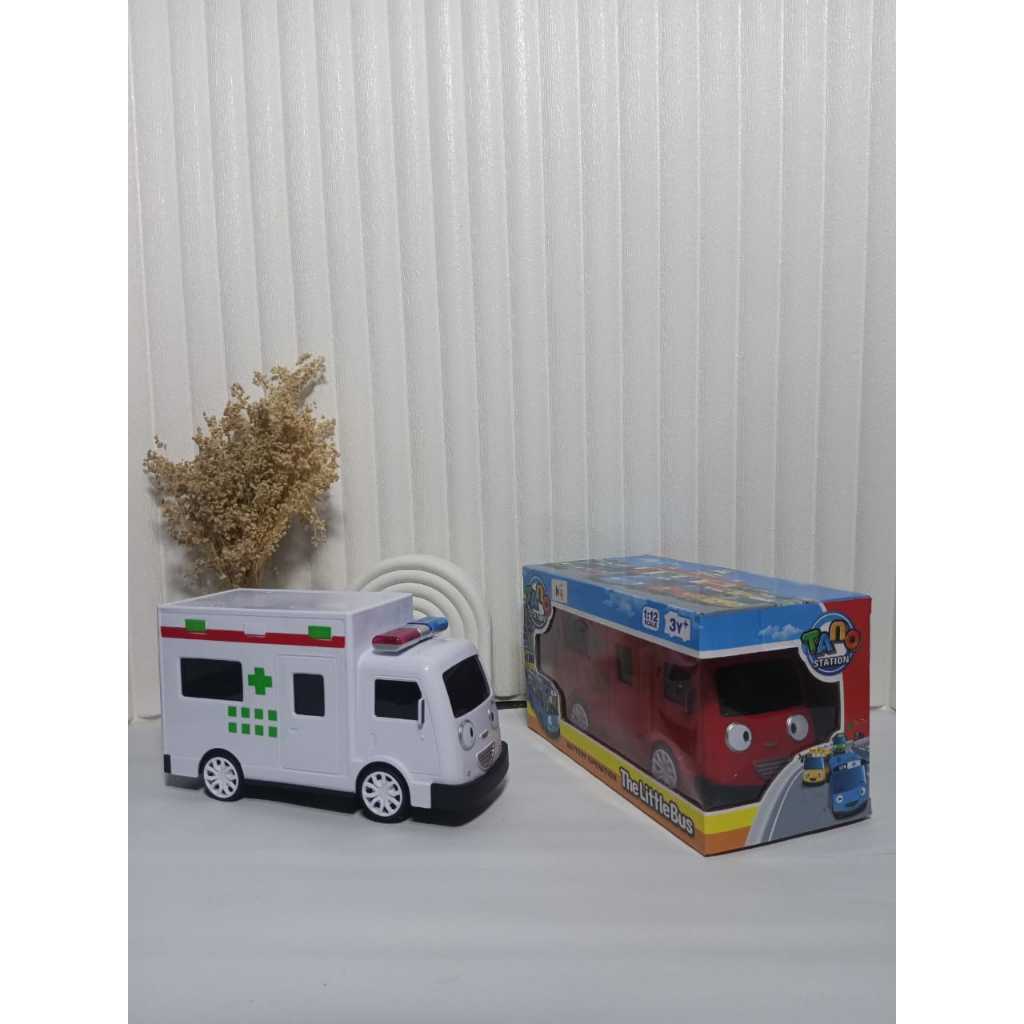 TAYO LAMPU N MUSIK Mainan Ambulan Tayo Besar Lampu Dan Musik /The Little Ambulan