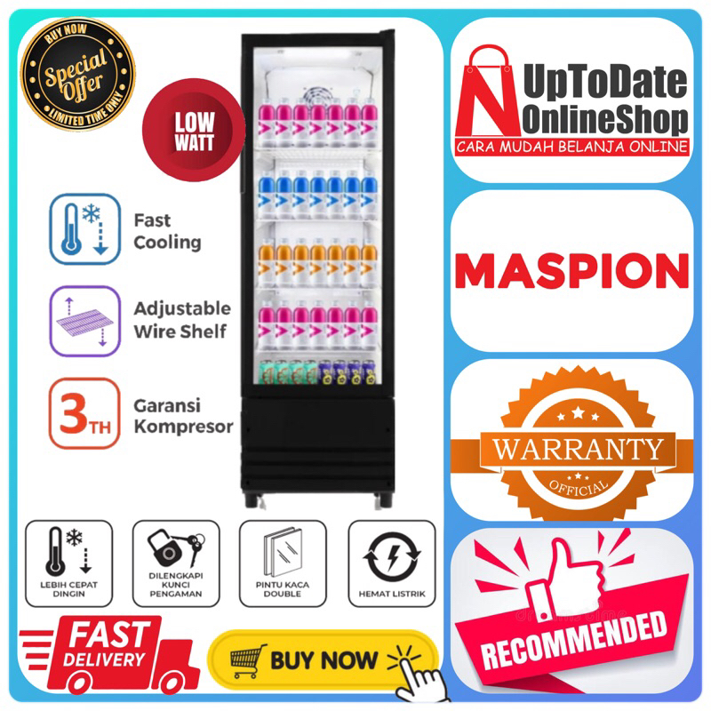 SHOWCASE MASPION UCHIDA USG-218ND USG218ND USG 218ND 218 SUPER COOLING SUPER LOW WATT MASPION UCHIDA