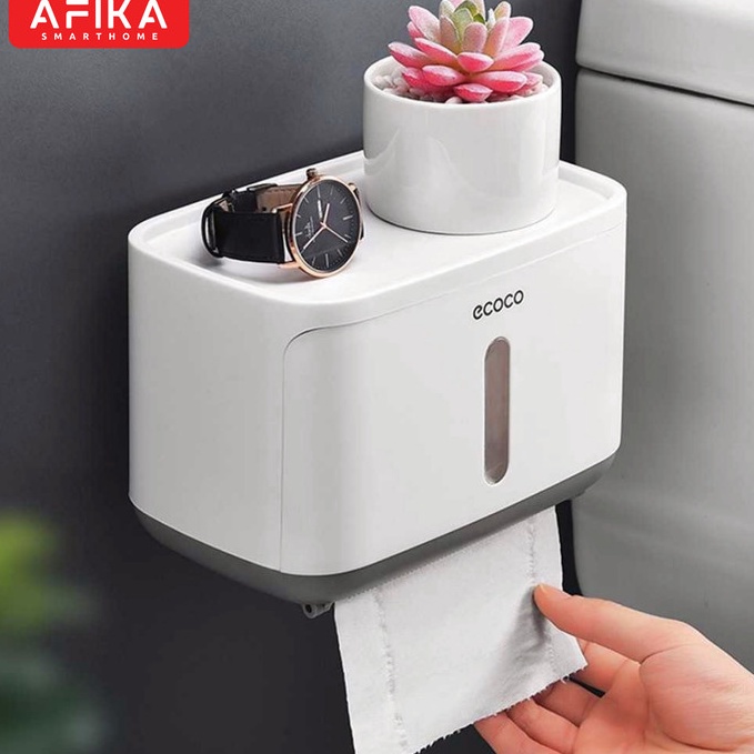 

Belanja sekarang Tempat Tisu Toilet Model Gantung Storage Toilet Paper Box Dispenser