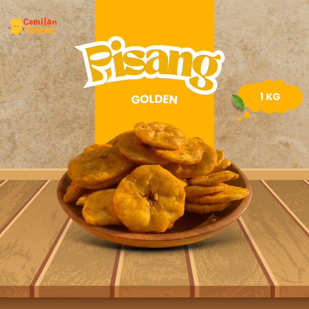 

Cemilan Kawan - Keripik Pisang Golden 1kg Snack Kiloan