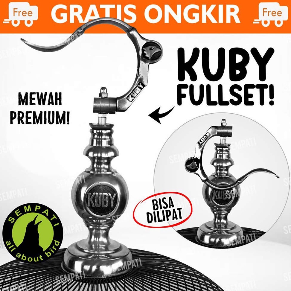 Dijamin Original GANTUNGAN KUBY FULLSET PION GANTUNGAN SANGKAR LOVEBIRD PLECI KOLIBRI KONIN PLUS PIO