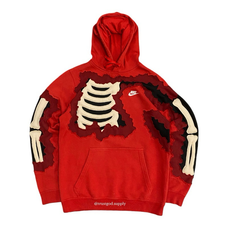 REWORKED NIKE SKELETON 3D HOODIE