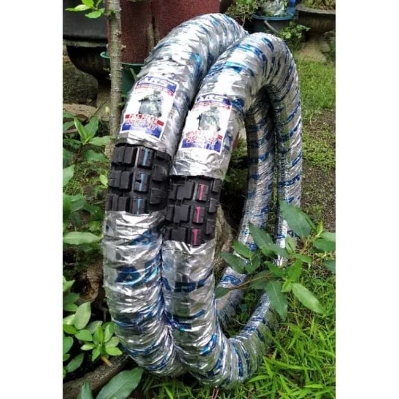 Sepasang Ban Semi Trail ukuran 250 & 275 ring 17 Motor SUPRA JUPITER REVO SMASH SHOGUN