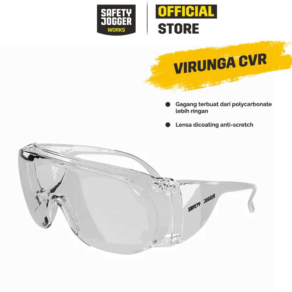 Paling Keren  Safety Jogger Works Virunga Cover Kacamata Safety
