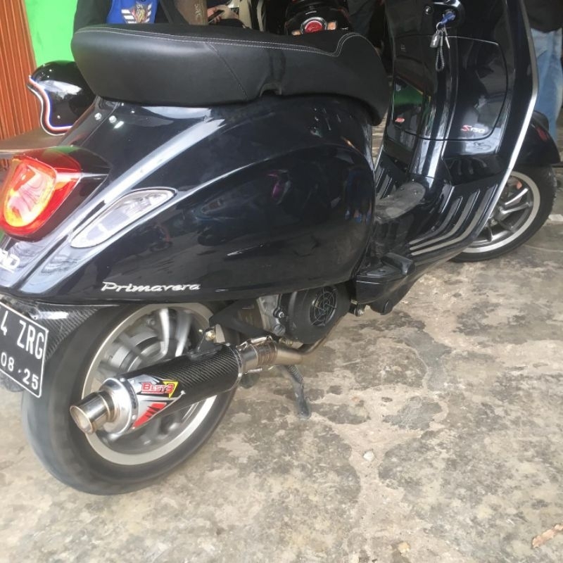 Knalpot Best3 All Matic Vespa Nmax Vario Tipe Carbon Original Best3