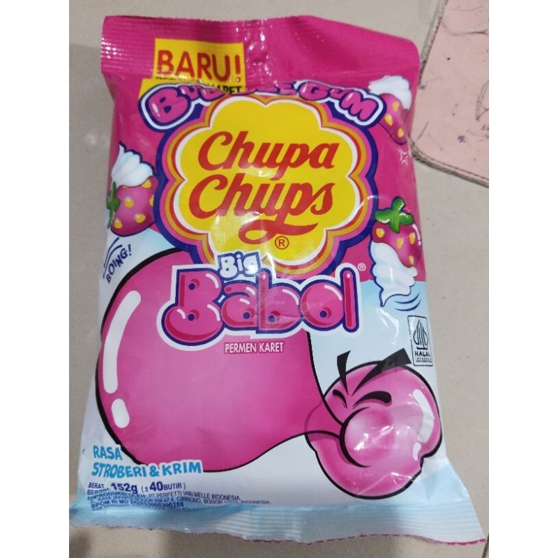 

Chupa chups Big babol permen karet 152 gr (+- 40 butir)