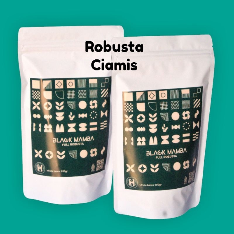 

Robusta Ciamis proses Natural roasted medium 200Gr.