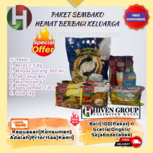 

PAKET SEMBAKO HEMAT BERBAGI KELUARGA