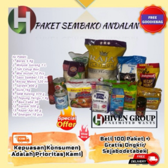 

PAKET SEMBAKO HEMAT BERBAGI BERSAMA